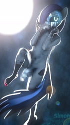 Size: 1152x2048 | Tagged: explicit, artist:simon_sklar, oc, oc:simona, 3d, anthro, banned from derpibooru, breasts, censored, delicious flat chest, feet, female, futa, human penis, imported from twibooru, intersex, lolicon, night, nipples, nudity, oc only, penis, underage