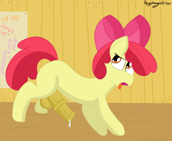Size: 3563x2925 | Tagged: explicit, artist:regxy, apple bloom, balls, foalcon, futa, futa apple bloom, g4, imported from derpibooru, intersex, nudity, penis, precum, solo, solo futa