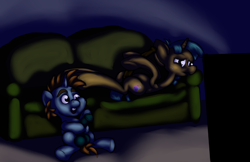 Size: 941x609 | Tagged: explicit, artist:ragingsemi, big penis, foalcon, g4, imported from derpibooru, impossibly large penis, male, males only, masturbation, nudity, penis, penis size difference, sausage fest, snails, snips
