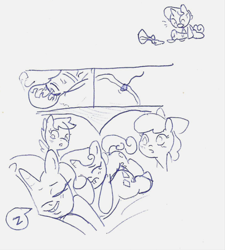 Size: 1028x1144 | Tagged: explicit, artist:toongrowner, apple bloom, rarity, scootaloo, sweetie belle, :o, an egg being attacked by sperm, blushing, comic, creampie, cum, cumming, cutie mark crusaders, doggy style, earth pony, eyes closed, female, filly, foal, foalcon, from behind, futa, futa sweetie belle, g4, imported from derpibooru, impregnation, incest, internal cumshot, intersex, lip bite, mare, molestation, nudity, pegasus, penis, pony, potion, raricest, sex, ship:raribelle, sketch, smiling, somnophilia, traditional art, unicorn, vagina, vaginal, watching, wide eyes, zzz
