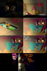Size: 1712x2600 | Tagged: explicit, artist:serendipity-kitty, apple bloom, scootaloo, bon bon, comic, dead source, earth pony, female, foalcon, g4, imported from derpibooru, lesbian, lesboloo, lyra heartstrings, magazine, masturbation, pegasus, playbrony, pony, racist apple bloom, ship:lyrabon, shipping, sweetie drops, vaginal secretions, vulgar
