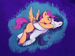 Size: 4000x3000 | Tagged: explicit, artist:tasteful-clopper, scootaloo, condom, female, foalcon, g4, high res, imported from derpibooru, kissing, male, nudity, rumble, ship:rumbloo, straight