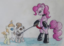Size: 1788x1290 | Tagged: explicit, artist:headless horsecock, pinkie pie, anus, baby cakes, babycon, crotchboobs, earth pony, femdom, foalcon, g4, horsecock, imported from derpibooru, my little pony: friendship is magic, nipples, nudity, pegasus, penis, ponut, pony, pound cake, pumpkin cake, sex toy, ship:pound pie, ship:pumpkin pie, strapon, this will end in jail time, traditional art, unicorn, vulva, whip
