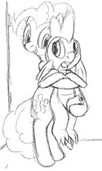 Size: 350x585 | Tagged: explicit, artist:tg-0, pinkie pie, spike, age difference, animated, cum, cumming, dragon, duo, duo male and female, earth pony, female, femdom, fleshlight, foalcon, forced orgasm, g4, holding a dragon, holding a spike, hoofjob, imported from derpibooru, male, malesub, monochrome, nudity, orgasm, penis, pony, reach around, sex toy, ship:pinkiespike, straight, submissive, wingless spike