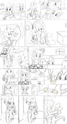 Size: 1000x1840 | Tagged: explicit, artist:tg-0, pinkie pie, spike, age difference, anus, bipedal, caught, comic, cum, cumming, dragon, duo, duo male and female, earth pony, eyes closed, female, fleshlight, foalcon, food, foodplay, full comic, g4, grayscale, holding a dragon, holding a flag, hug, imported from derpibooru, looking at each other, male, mare, masturbation, monochrome, nudity, open mouth, orgasm, partial color, penis, pony, public masturbation, russian, sex toy, ship:pinkiespike, shipping, smiling, straight, vagina, window, wingless spike
