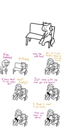Size: 500x1000 | Tagged: explicit, artist:steveholt, pinkie pie, scootaloo, censored, comic, foalcon, futa, futa pinkie pie, g4, imminent rape, imported from derpibooru, intersex
