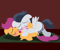 Size: 3000x2500 | Tagged: explicit, artist:dtcx97, scootaloo, anus, balls, blushing, butt, colt, colt on filly, creampie, cum, duo, duo male and female, female, filly, foal, foalcon, g4, imported from derpibooru, male, nudity, pegasus, penetration, penis, plot, pony, romantic, rumble, sex, ship:rumbloo, straight, taint, underhoof, vaginal, vaginal creampie, vaginal secretions, vulva