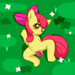 Size: 1200x1200 | Tagged: explicit, apple bloom, artist needed, dildo, earth pony, female, filly, foal, foalcon, g4, imported from derpibooru, semi-anthro, sex toy, solo, solo female