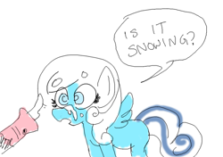 Size: 842x594 | Tagged: explicit, oc, oc:snowdrop, blind joke, cum, facial, foalcon, imported from derpibooru, no exceptions, oc only, we are going to hell