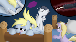 Size: 1920x1080 | Tagged: explicit, artist:jepso, age difference, ahegao, alternate version, anal, anus, balloon, bed, blushing, colt, colt on mare, condom, cum, cumming, derpumble, derpy hooves, dinky hooves, equestria's best mother, female, foal, foalcon, forget the condom, g4, imported from derpibooru, internal cumshot, male, male pov, mare, nudity, offscreen character, pegasus, penis, pony, pony on pony action, pov, reverse foalcon, rumble, sex, shipping, show accurate, show accurate porn, straight, straight shota, sweat