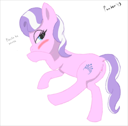 Size: 1021x1000 | Tagged: explicit, artist:ponder, diamond tiara, anus, blushing, butt, female, filly, foal, foalcon, g4, genitals, imported from derpibooru, nudity, plot, pony, vagina, vaginal secretions, vulva