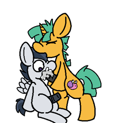 Size: 400x400 | Tagged: explicit, artist:candyart, blowjob, colt, colt on colt, cum, foal, foalcon, g4, gay, imported from derpibooru, male, nudity, oral, penis, pony, reverse foalcon, rumble, sex, snails, snumble