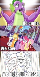 Size: 351x668 | Tagged: explicit, apple bloom, applejack, fluttershy, pinkie pie, rainbow dash, rarity, spike, twilight sparkle, comic:dragon you over, artist needed, comic, dragon, foalcon, g4, ghostbusters, imported from derpibooru, mane seven, mane six