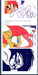 Size: 425x837 | Tagged: explicit, artist:extradan, oc, oc:extradan pony, oc:vixy hooves, ass up, blushing, butt licking, comic, cunnilingus, face down ass up, foalcon, imported from derpibooru, long tongue, looking back, oc only, open mouth, oral, smiling, tentacle tongue, tongue out