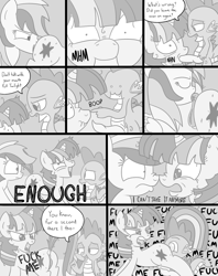 Size: 1280x1620 | Tagged: explicit, artist:jakejoke, rainbow dash, spike, twilight sparkle, age difference, analingus, analingus on female, anus, bisexual, blowjob, boop, butt, comic, dock, dragon, estrus, female, female on female analingus, foalcon, g4, imported from derpibooru, lesbian, male, mare, nudity, oral, pegasus, penis, plot, pony, pseudoincest, sex, ship:spikelightdash, ship:twidash, ship:twispike, straight, tail, trio, unicorn, unicorn twilight, vulgar, vulva, wingless spike