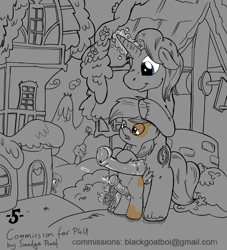 Size: 1000x1100 | Tagged: explicit, artist:smudge proof, oc, oc:thunder ring, age difference, big dom small sub, canon x oc, cock worship, colt, commission, foal, foalcon, g4, gay, imported from derpibooru, male, maledom, malesub, pipsqueak, stallion, stallion on colt, submissive