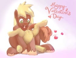 Size: 1013x776 | Tagged: explicit, apple bloom, applecest, artist needed, big macintosh, brother and sister, crotchboobs, delicious flat crotch, earth pony, female, foalcon, g4, heart, imported from derpibooru, incest, male, nipples, nudity, pony, ship:macbloom, shipping, siblings, stallion, teats, vagina, valentine's day