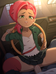 Size: 1200x1600 | Tagged: explicit, artist:rockset, babs seed, banned from derpibooru, clothed sex, clothes, female, human, humanized, imported from twibooru, lolicon, offscreen character, penetration, pov, sex, underage, vaginal