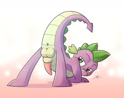 Size: 1278x1009 | Tagged: explicit, artist:spotty the cheetah, spike, anus, balls, butt, dragon, foalcon, g4, imported from derpibooru, male, nudity, penis, solo, solo male