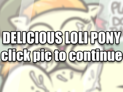 Size: 500x375 | Tagged: explicit, artist:pokehidden, female, foalcon, g4, imported from derpibooru, tag-a-long, text, thin mint
