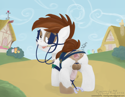 Size: 1400x1094 | Tagged: explicit, artist:smudge proof, apple bloom, scootaloo, sweetie belle, anal insertion, balls, blinders, bon bon, bridle, colt, commission, cutie mark crusaders, dildo, earth pony, exhibitionism, female, filly, foal, foalcon, g4, horseshoes, imported from derpibooru, insertion, lyra heartstrings, male, male focus, mare, nudity, pegasus, penis, pipsqueak, pony, ponyville, public, saddle, sex toy, solo focus, sweetie drops, unicorn