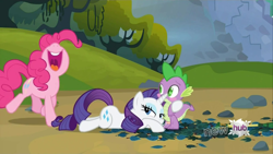 Size: 1067x600 | Tagged: explicit, pinkie pie, rarity, spike, age difference, blowjob, cum, dragon, earth pony, edit, edited screencap, female, foalcon, g4, imported from derpibooru, male, mare, my little pony: friendship is magic, nudity, oral, penis, pony, screencap, sex, ship:sparity, shipping, spike at your service, straight, unicorn