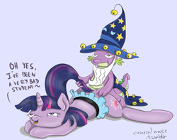 Size: 1098x866 | Tagged: explicit, artist:cynicalmoose, spike, twilight sparkle, female, foalcon, g4, imported from derpibooru, male, nudity, pony, roleplaying, sex, ship:twispike, straight, unamused