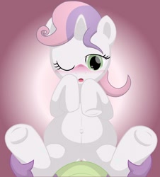 Size: 722x800 | Tagged: explicit, artist:xniclord789x, spike, sweetie belle, belly, blushing, dragon, dragon on filly, dragon on filly action, dragon on pony action, female, filly, foal, foalcon, g4, horn, imported from derpibooru, interspecies, male, male pov, nudity, offscreen character, pony, pov, preggy belle, pregnant, pregnant foal, pregnant sex, sex, ship:spikebelle, straight, unicorn, vagina, wink