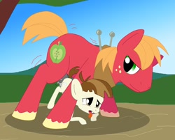 Size: 1740x1400 | Tagged: explicit, artist:proteusiii, age difference, ahegao, anal, balls, big macintosh, colt, creampie, cum, earth pony, featherweight, foal, foalcon, g4, gay, imported from derpibooru, male, maledom, malesub, nudity, pegasus, penis, penis size difference, pony, pony on pony action, ponydom, ponysub, sex, shipping, size difference, stallion, stallion on colt, submissive
