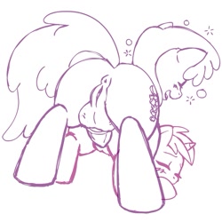 Size: 945x945 | Tagged: explicit, artist:megasweet, anus, balls, berry punch, dead source, drunk, foalcon, futa, futa berry punch, g4, herm, imported from derpibooru, incest, intersex, nudity, penetration, penis, ruby pinch, sex, ship:drunkcest, sketch, vaginal, vulva