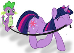 Size: 1000x722 | Tagged: explicit, artist:tg-0, spike, twilight sparkle, cute, cute porn, dragon, duo, female, femdom, foalcon, g4, imported from derpibooru, leash, leashed penis, male, malesub, nudity, penis, pet play, pony, ship:twispike, spikesub, straight, submissive, twidom, unicorn, unicorn twilight