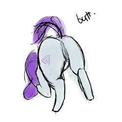 Size: 2000x2000 | Tagged: explicit, artist:lilfaux, female, filly, foal, foalcon, g4, imported from derpibooru, nudity, pony, simple background, solo, solo female, tornado bolt, vagina