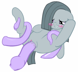 Size: 684x632 | Tagged: explicit, artist:sirachanotsauce, animated, cum, earth pony, female, filly, foal, foalcon, g4, gif, imported from derpibooru, marble pie, nudity, penetration, pony, sex, simple background, solo, solo female, tentacle porn, tentacles, tentacles on female, tentacles on filly, vaginal, white background