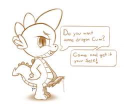 Size: 1914x1654 | Tagged: explicit, artist:forerest, spike, cloaca, cum, dragon, foalcon, g4, imported from derpibooru, male, nudity, penis, precum, simple background, solo, solo male