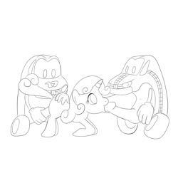 Size: 2000x2000 | Tagged: explicit, sweetie belle, blowjob, car, car porn, crossover, foalcon, g4, grayscale, imported from derpibooru, lineart, monochrome, nudity, oral, penis, sex, spitroast, wat
