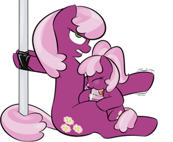 Size: 1100x900 | Tagged: explicit, artist:lamia, ahegao, blowjob, bondage, cheerilee, cum, cum in mouth, cum out nose, duality, foalcon, foaldom, futa, futa cheerilee, g4, imported from derpibooru, intersex, lip bite, nudity, open mouth, oral, penis, puffy cheeks, selfcest, sex