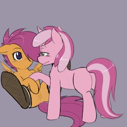 Size: 800x800 | Tagged: explicit, scootaloo, female, foalcon, g4, hooves, imported from derpibooru, lesbian, nudity, ruby pinch, vagina