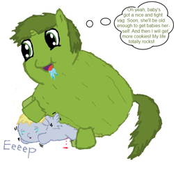 Size: 601x587 | Tagged: explicit, grimdark, artist:peanutbutter, derpy hooves, drool, edit, female, fluffy pony, fluffy pony grimdark, fluffyderpy, foalcon, g4, imported from derpibooru, mare, martini, pegasus, rape, special hugs