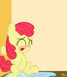 Size: 1680x1920 | Tagged: explicit, artist:dtcx97, apple bloom, afterglow, aftersex, ahegao, blushing, clitoris, clopping, drool, drool string, earth pony, eyes closed, female, female orgasm, filly, floppy ears, foal, foalcon, g4, hoofing, imported from derpibooru, masturbation, nudity, open mouth, orgasm, pony, presenting, solo, solo female, spread legs, spreading, squirting, tongue out, towel, underhoof, vaginal hoofing, vaginal orgasm, vaginal secretions, vulva, vulvar winking