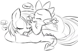 Size: 1280x845 | Tagged: explicit, artist:sweethd, rainbow dash, spike, blowjob, dragon, female, foalcon, g4, imported from derpibooru, male, nudity, oral, penis, sex, ship:rainbowspike, shipping, sketch, straight