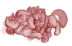 Size: 750x482 | Tagged: explicit, artist:infinityplus1, apple bloom, scootaloo, sweetie belle, cmc threesome, cunnilingus, cutie mark crusaders, earth pony, female, filly, foal, foalcon, g4, group sex, imported from derpibooru, kissing, lesbian, monochrome, nudity, pegasus, pony, sex, ship:scootabelle, ship:sweetiebloom, ship:sweetiebloomaloo, shipping, threesome, trio, unicorn, vagina, vaginal secretions