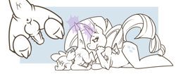 Size: 1650x696 | Tagged: explicit, artist:catfiddle, rarity, spike, anthro, anus, baby dragon on mare, balls, breasts, busty rarity, dragon, female, femdom, foalcon, g4, imported from derpibooru, interspecies, magic, male, nudity, penis, ship:sparity, shipping, straight, straight shota