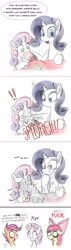 Size: 612x2153 | Tagged: explicit, artist:melancholy, apple bloom, rarity, scootaloo, sweetie belle, assisted blowjob, big macintosh, blowjob, comic, creampie, cum, cum in mouth, cumming, cumsplosion, cutie mark crusaders, deepthroat, dialogue, earth pony, excessive cum, female, foalcon, funny porn, g4, group sex, gulp, imported from derpibooru, male, nudity, oral, oral creampie, penis, pony, puffy cheeks, semi-incest, sex, sexual tutelage, ship:sweetiemac, simple background, speech bubble, stallion, stallion on filly, straight, swallowing, swallowing cum, thousand yard stare, threesome, vulgar, watching, white background