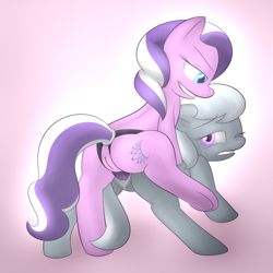 Size: 1100x1100 | Tagged: explicit, artist:lamia, diamond tiara, silver spoon, anus, butt, duo, duo female, earth pony, female, females only, filly, filly on filly, foal, foalcon, g4, genitals, imported from derpibooru, lesbian, missing accessory, nudity, one eye closed, penetration, plot, pony, sex, sex toy, ship:silvertiara, shipping, strapon, vagina, vaginal, vaginal secretions, vulva