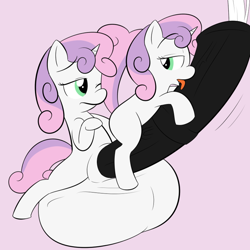 Size: 800x800 | Tagged: explicit, artist:lamia, sweetie belle, balls, balls on floor, big penis, blank flank, bodyjob, cum, cumming, foalcon, futa, futa filly, futa filly on filly, futa on female, futa sweetie belle, g4, horsecock, hyper, hyper penis, imported from derpibooru, impossibly large balls, impossibly large penis, intersex, licking, licking cock, looking at each other, looking back, looking forward, nudity, open mouth, oral, orgasm, penis, pony, raised tail, self paradox, self ponidox, selfcest, sex, smiling, squirting, sweetcest, sweetie balls, tail aside, tongue out, unicorn