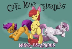 Size: 3000x2029 | Tagged: explicit, artist:kevinsano, apple bloom, scootaloo, sweetie belle, blank flank, bukkake, butt, clothes, collar, creampie, cum, cutie mark crusaders, dildo, drool, earth pony, female, foalcon, g4, high res, imported from derpibooru, insertion, masturbation, nudity, panties, panties around legs, panties pulled down, pegasus, pink underwear, plot, pony, presenting, presenting butt, sex toy, trio, trio female, underwear, unicorn, vaginal insertion, vaginal secretion stain, vaginal secretions, vulva, wet panties
