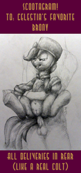 Size: 468x1000 | Tagged: explicit, artist:smudge proof, scootaloo, anal, balls, bottomless, crotchboobs, female, foalcon, g4, human, human male, human male on filly, human on pony action, human penis, imported from derpibooru, male, nipples, nudity, penis, pony, scootagram, straight, teats, telegram, vulva