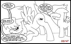 Size: 640x400 | Tagged: explicit, artist:tiarawhy, cloudchaser, colt, covering eyes, female, foal, foalcon, g4, imported from derpibooru, male, mare, mare on colt, nudity, pegasus, penis, pony, presenting, presenting butt, rumble, ship:rumblechaser, shipping, straight, straight shota