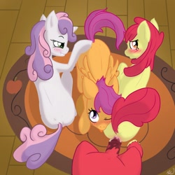 Size: 1000x1000 | Tagged: explicit, artist:sharpy, apple bloom, scootaloo, sweetie belle, anal, anal creampie, anus, applecest, big macintosh, bisexual female, blushing, brother and sister, cmc foursome, creampie, cum, cutie mark crusaders, doggy style, earth pony, female, filly, foal, foalcon, foursome, from behind, g4, group sex, imported from derpibooru, incest, large penetration, male, nudity, penis, pony, pony on pony action, sex, ship:macbloom, ship:scootamac, ship:sweetiemac, shipping, siblings, stallion, stallion on filly, straight