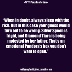 Size: 500x500 | Tagged: questionable, diamond tiara, silver spoon, fanfic, foalcon, g4, imported from derpibooru, no pony, text, text only, wisdom, wtf pony fanfiction